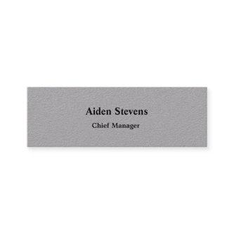 Grey Stylish Simple Plain Minimalist Classical Mini