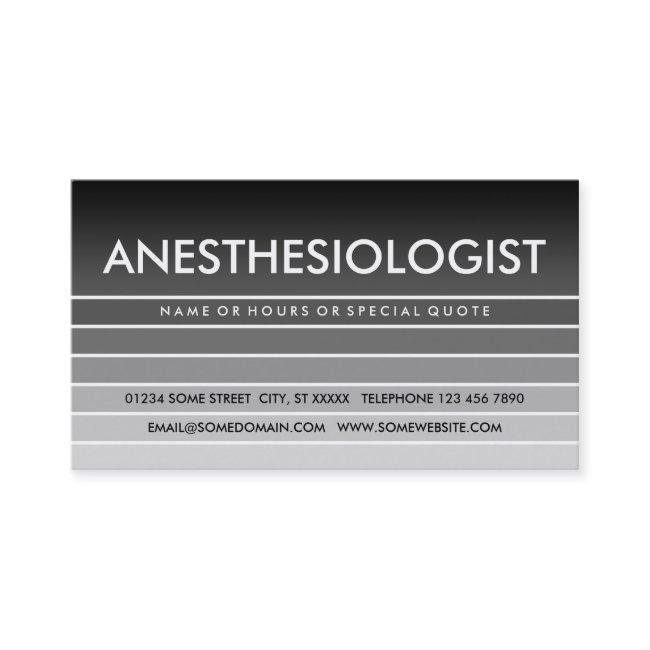 grey swatch ANESTHESIOLOGIST