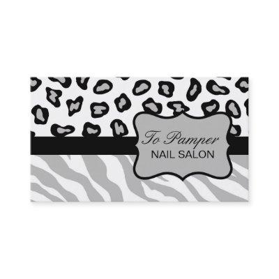 Grey, White & Black Zebra & Cheetah Skin Custom
