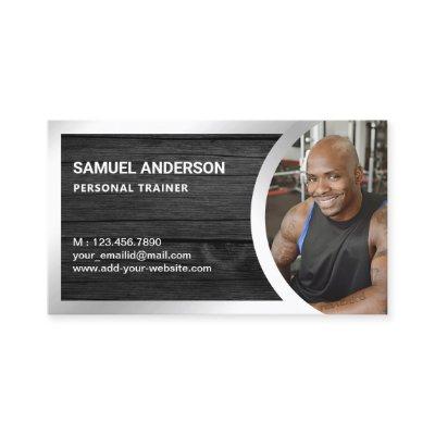 Grey Wood Silver Fitness Personal Trainer Photo