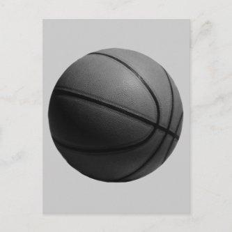 Greyscale Basketball Postcard