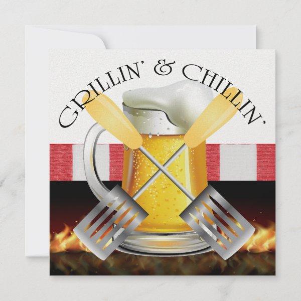 Grillin' and Chillin' 2 Invitation