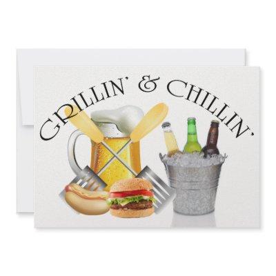 Grillin' and Chillin' Invitation