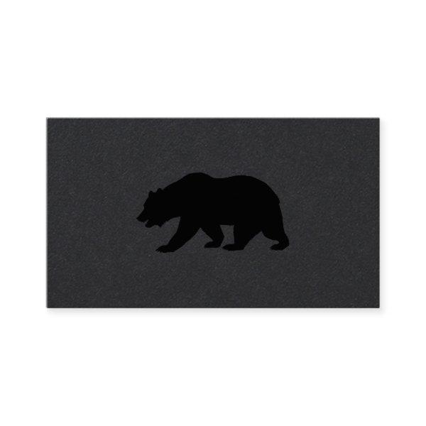 Grizzly Bear Logo Luxury Black