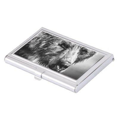 Grizzly bear portrait  case