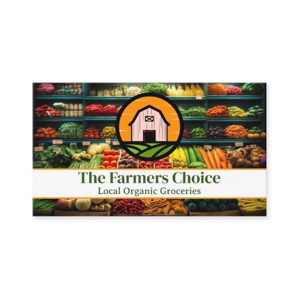 Grocery Store | Produce | Barn Logo