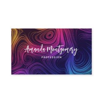 Groovy Abstract Swirls and Circles Cool