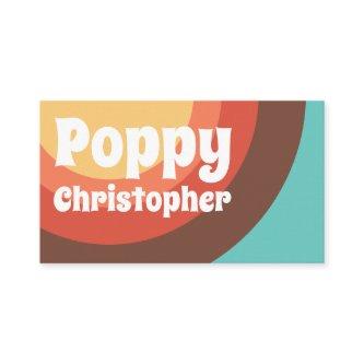 Groovy Modern Retro Colorful Curves Bold Friendly