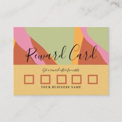 Groovy Waves Rewards Loyalty Business  Calling Card