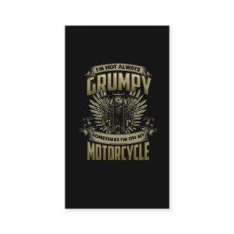 Grumpy Old Motorcycle Rider Sarcastic Biking Dad