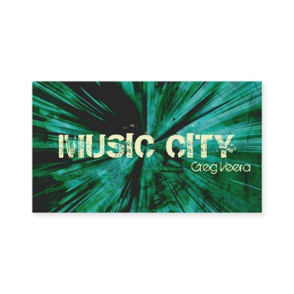 Grunge Explosion Music  - Aqua Green