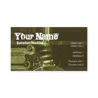 Grunge Green Guitar