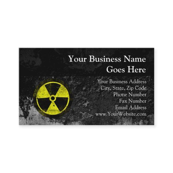 Grunge Radioactive Symbol