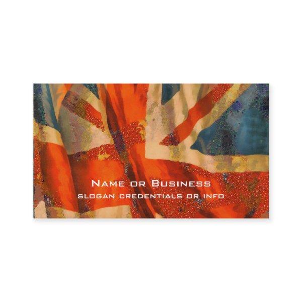 Grunge Style Union Jack British Flag Illustration