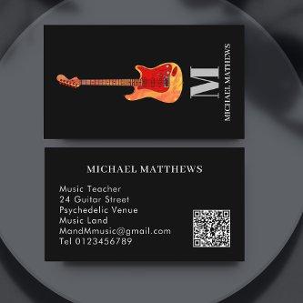 Guitar Professional Musician Custom QR Code