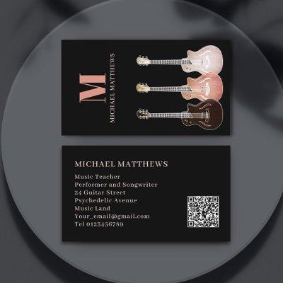 Guitar Professional Musician Custom QR Code