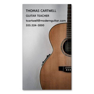 Guitar Teacher Music Lessons Modern Photo  Magnet