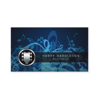 Guitarist Bold Guitar Headstock Icon