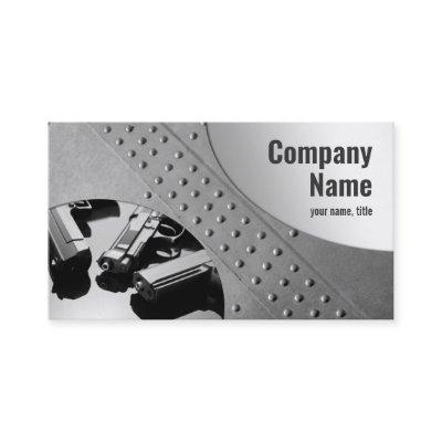 Gun Shop Metal Background