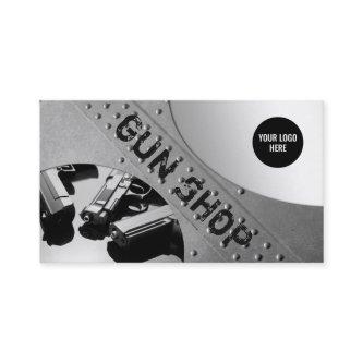Gun Shop Metal Background