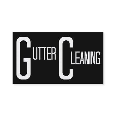 Gutter Cleaning Black Simple