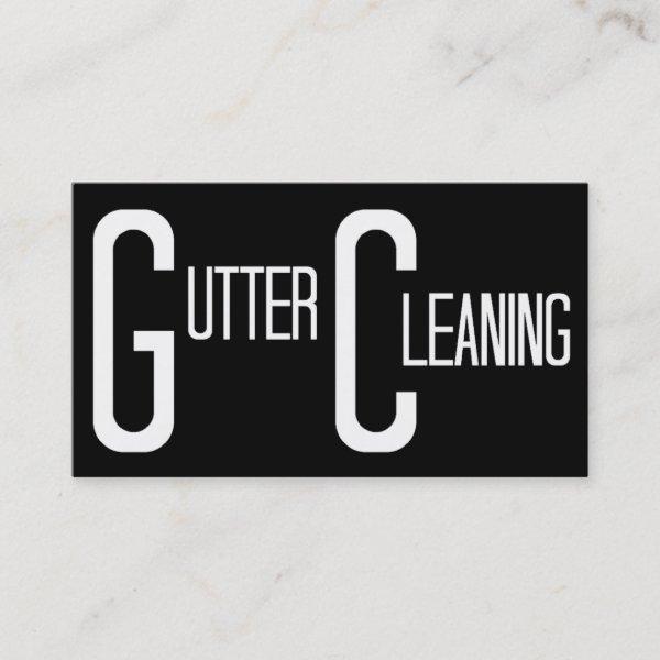 Gutter Cleaning Black Simple