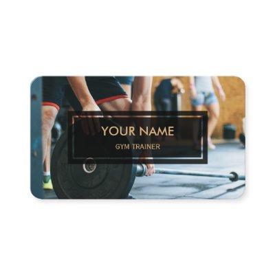 Gym Trainer (Elegant Photo Overlay)