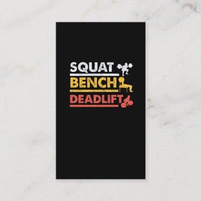 Gym Workout Powerlifting Squat Bench Deadlift