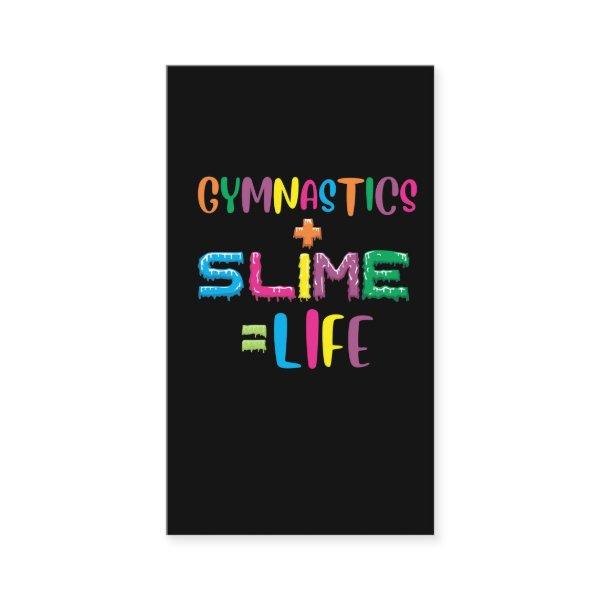 Gymnastics and Slime Loving Kid Gymnast Athlet