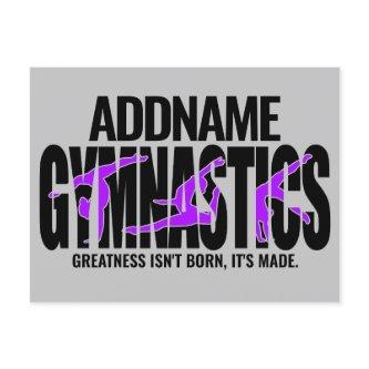 Gymnastics NAME Acrobatic Team Handspring Gymnast  Postcard