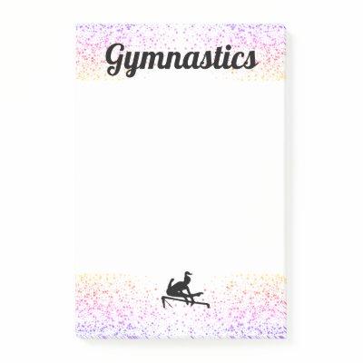 GYMNASTICS STATIONERY - Notes 4"x 6"