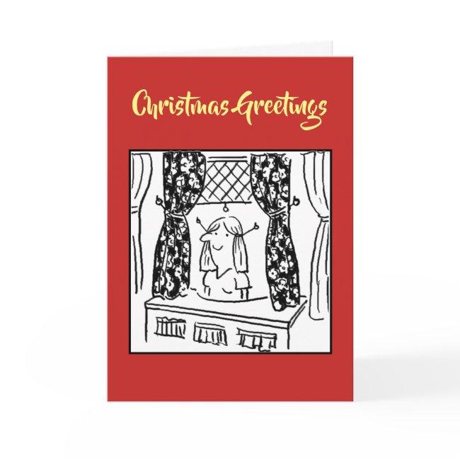 Haberdashery Christmas Card