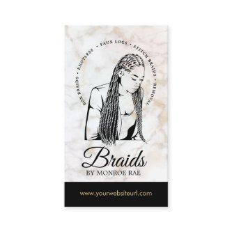 Hair Braider Braiding Salon Braid Stylist Marble