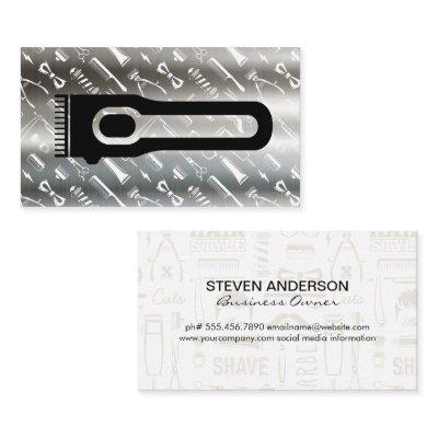 Hair Clippers | Barber Pattern | Metallic