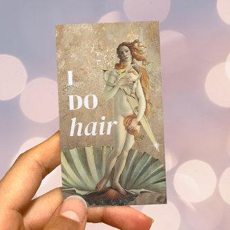 Hair Stylist Goddess & Gold Scissor Beauty Salon