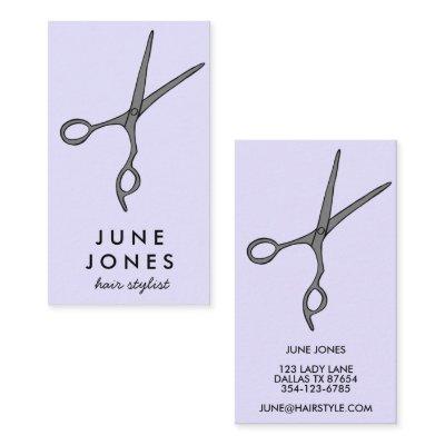 Hair Stylist Scissors Chic Minimal Line Art CUSTOM