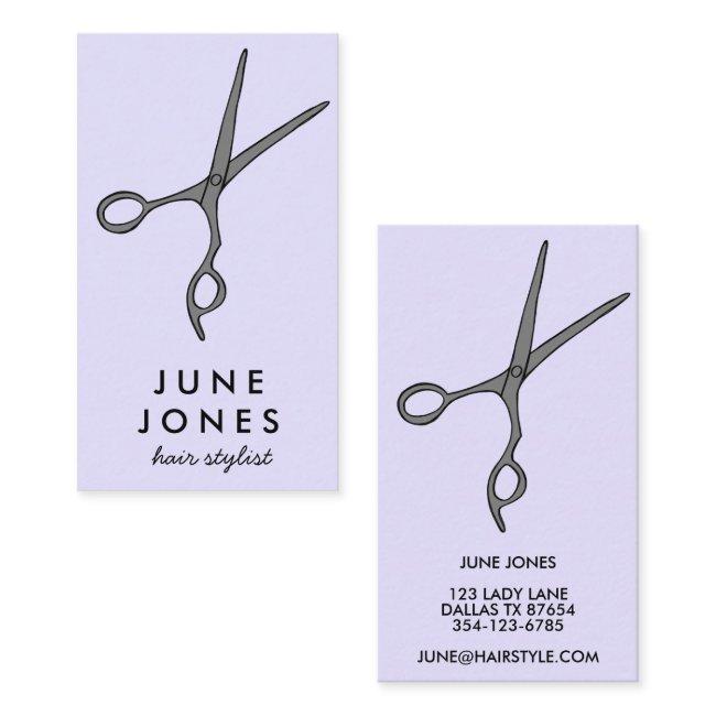 Hair Stylist Scissors Chic Minimal Line Art CUSTOM