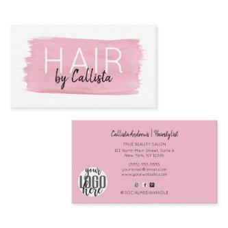Hair Watercolor Brushstroke Signature Script