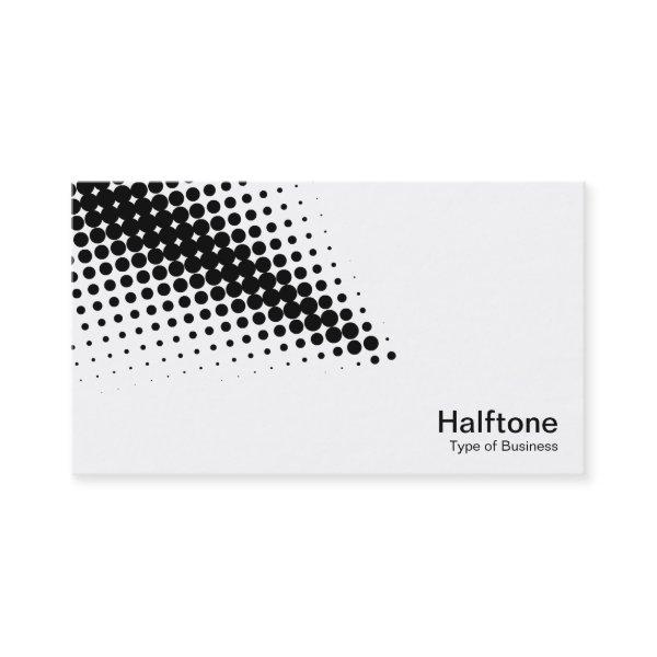 Halftone Arrow - Black and White