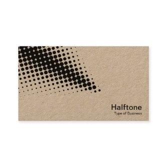 Halftone Arrow - Black and White (Kraft)