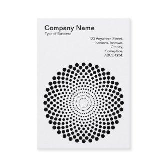 Halftone Circle 02 - Black on White