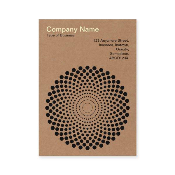 Halftone Circle 02 - Cardboard