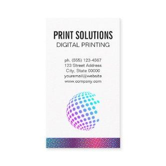 Halftone Colors | Colorful Geometric Globe