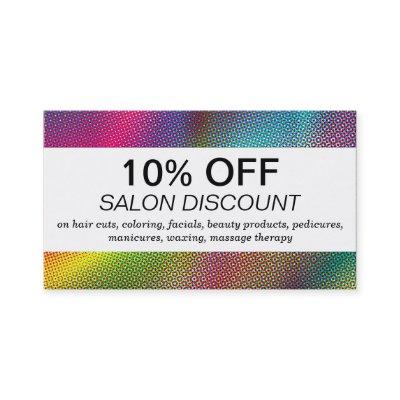 Halftone Colors (discount card) Discount Card