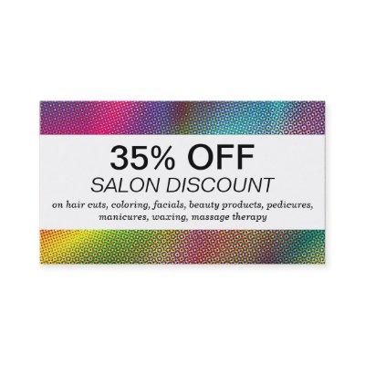 Halftone Colors (discount card) Discount Card