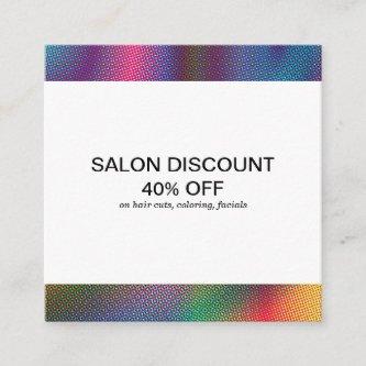 Halftone Colors | Discount Cards