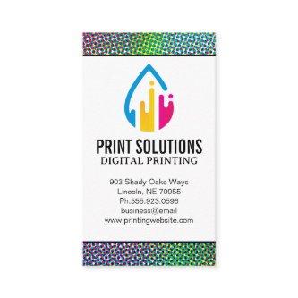 Halftone Pattern | Printing CMYK Ink Logo