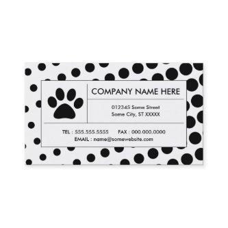 halftone pet paw