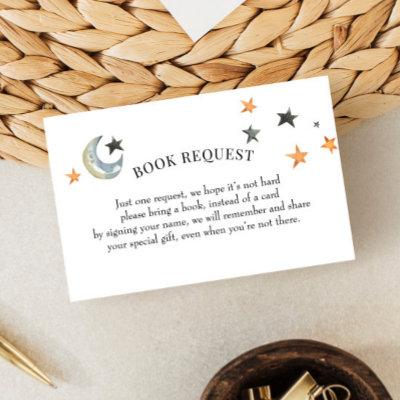 Halloween Baby Shower Book Request Insert Card