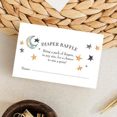 Halloween Baby Shower Diaper Raffle Insert Card